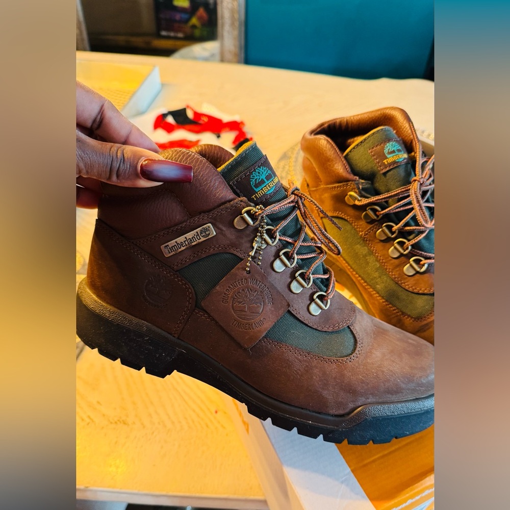 Water proof timberland boots Beef and Broccoli’s